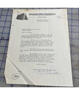 Vintage Letter Jefferson Drug Company Beaumont Texas Signed D.C. Proctor - $36.51