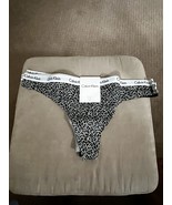 Calvin Klein Women&#39;s XLG Thong Cotton Panties Underwear - 3 Pack - Blue Cks - $25.02