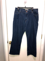 Levi&#39;s Relaxed Boot Cut 550 Jeans Womens Size 16 Short Medium Wash - $15.83