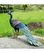 Generic Peacock Decor Metal Garden Outdoor Statues, Peacocks Art Sculptu... - €341,58 EUR