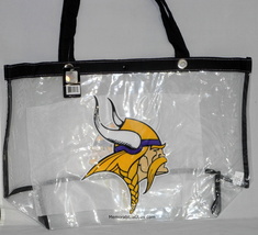 Minnesota Vikings Clear Bag Tote Messenger Bag NFL  - £3.91 GBP