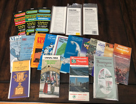 Lot 15 VTG Ephemera Vacation Maps Trivia Travel Games Cape Cod Maine Vermont - £7.31 GBP