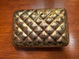 Vintage WALBORG  Gold Metal Clutch Shoulder Purse Bag Listing Ends February 20!! - £71.63 GBP