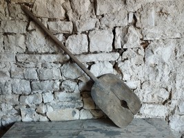 Unique Antique Primitive Cutting Board, Rustic Bread Board of 19th. - $89.00