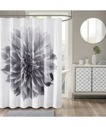 Madison Park Norah Cotton Shower Curtain, Oversized Realistic Floral Print - $616.46 MXN