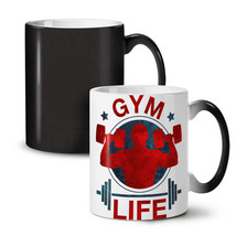 Gym Life Workout Sport NEW Colour Changing Tea Coffee Mug 11 oz | Wellcoda - £15.92 GBP