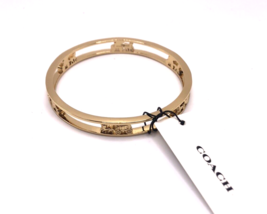 Coach Women&#39;s Horse &amp; Carriage Gold Tone Bangle Bracelet 5964 NEW NWT - ... - £51.55 GBP