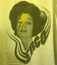 Men’s Ergo Womans Face Pale green print T-shirt size Large - £12.78 GBP
