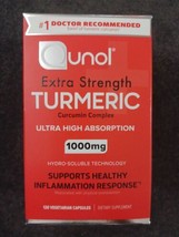 Qunol Extra Strength Turmeric Curcumin Complex 1,000 mg 120 Veg Caps  (J17) - $28.61