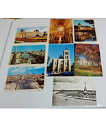 Lot of 8 vintage real photo France postcards four of Paris - £15.72 GBP