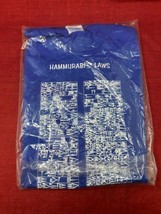 NEW Hammurabi’s Laws Blue LARGE TShirt Univ of Penn Anthropology Archaeo... - $49.45