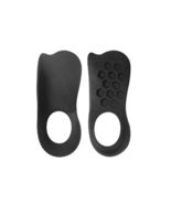 1 Pairs 3/4 BLACK Orthotic Shoe Insoles Inserts Flat Feet High Arch Plan... - £8.71 GBP