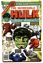 Incredible Hulk Annual #5 comic book Groot guardians of the galaxy 1976 VF+ - $123.68