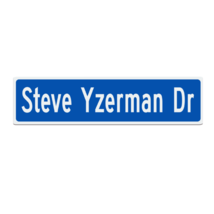 Replica Steve Yzerman Drive Metal Road Sign - £22.75 GBP