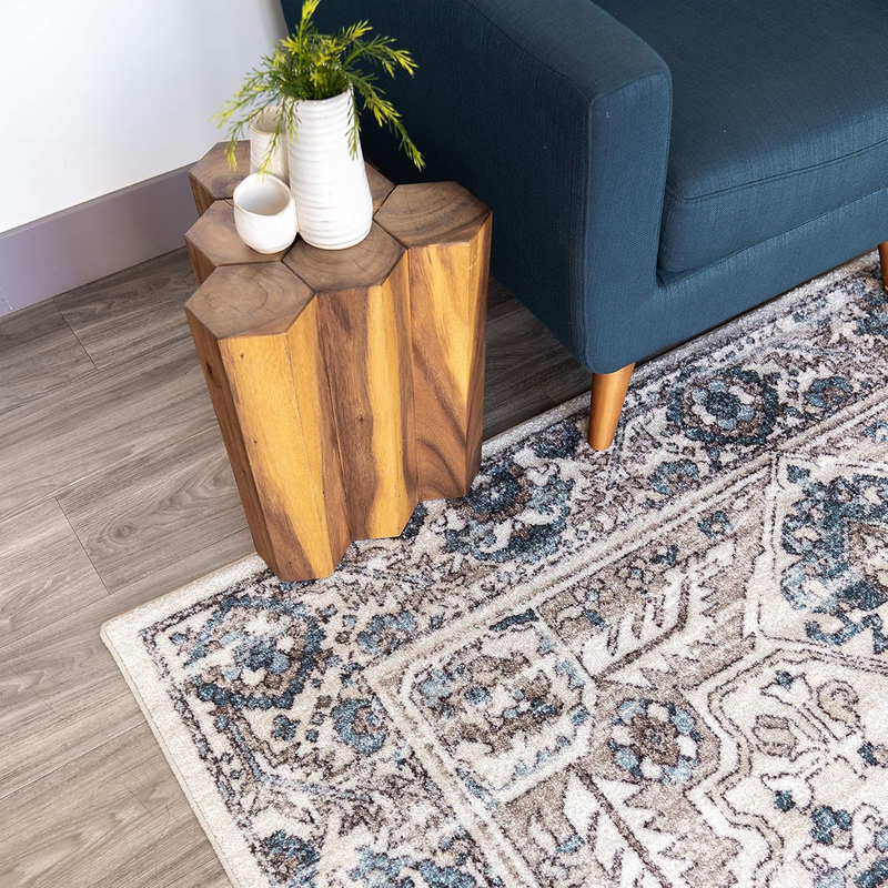 Distressed Tapestry Vintage Non Slip Runner Rug for Hallway Entry W Item image 3
