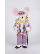 Karen Didion Easter bunny rabbit Monsieur Fleur Bunny 24 inches sp046 - $2,699.38 MXN
