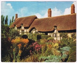 Postcard Anne Hathaway&#39;s Cottage Shottery Stratford-Upon-Avon UK 5 1/2&quot; ... - $3.95
