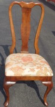Beautiful Thomasville Solid Wood Side Chair – Upholstered Padded Seat – GORGEOUS - £150.35 GBP