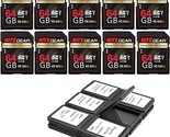 Extreme Performance 64Gb U3 Class-10 V30 Sdhc Memory Card 10 Pack With V... - £152.29 GBP