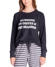 MSRP $50 Insomniax Printed Long Sleeve Pajama Top Black Size Medium - £17.01 GBP