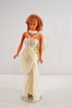 Barbie TNT Doll Titian Red Hair 1967 #1160 Vtg Wedding Dress Mattel Japan - £190.18 GBP