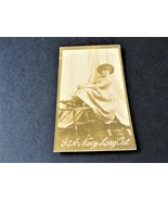 Antique G.W. Gail &amp; Ax&#39;s Navy Tobacco Card with black &amp; white image of l... - £21.90 GBP