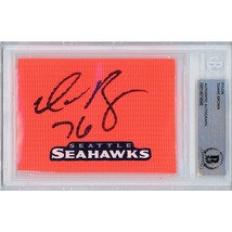 Duane Brown Auto Seattle Seahawks Signed Football Pylon Cut Beckett Autographed - £63.28 GBP