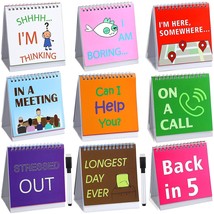 2 Pieces Funny Desk Office Signs Funny Picture 30 Different Fun And Flip... - £19.11 GBP