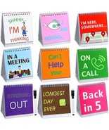 2 Pieces Funny Desk Office Signs Funny Picture 30 Different Fun And Flip... - £18.87 GBP