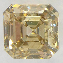Asscher Diamond Natural Fancy Brown Color Loose 1.02 Carat VS2 IGI Certificate - £1,246.52 GBP