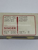 62x85 Size 160/23 Sewing Machine Needles  Singer Germany Canu 47:28 - £6.23 GBP