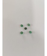 Environ 3MM Taille Naturel Ample Émeraude Forme Ronde pour Bijoux Réglages - $34.04 CAD