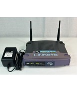 Cisco Linksys Wireless-G Broadband Router WRT54G V4 with Power Adapter -... - £7.91 GBP