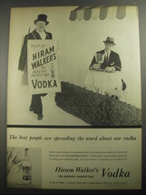 1956 Hiram Walker Vodka Ad - The best people are spreading the word - £14.78 GBP