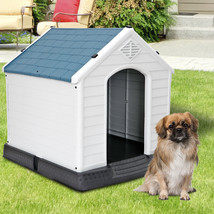 32&#39;&#39; Indoor/Outdoor Fixable Pet Dog House Pet Shelter Weather Resistent - £101.96 GBP