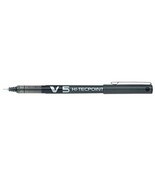 Pilot V5 Liquid Ink Roller Ball Black Pen (Pack of 12) - £48.93 GBP