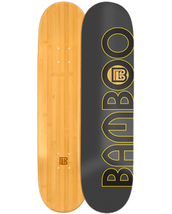 Natural Circle Graphic Bamboo Skateboard (Deck Only)  - $59.00
