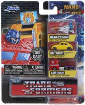Jada Toys Nano Hollywood Rides NV4 G1 Transformers 3pk - $11.99