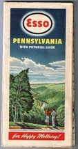 Pennsylvania Esso Roadmap 1947 - £3.98 GBP