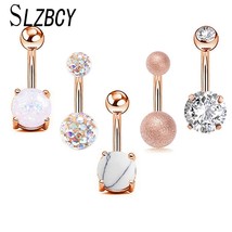5Pcs/set Button Rings Gift for Women Girls Rose Gold Silver Color Rhinestone Sex - £12.15 GBP