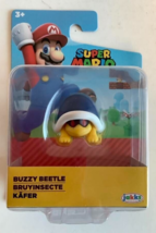 NEW Jakks 41833 World of Nintendo Super Mario 2.5-Inch BUZZY BEETLE Mini-Figure - £36.95 GBP