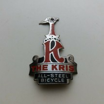 THE KRIS Head Badge Emblem For Vintage Bicycle NOS - £19.98 GBP