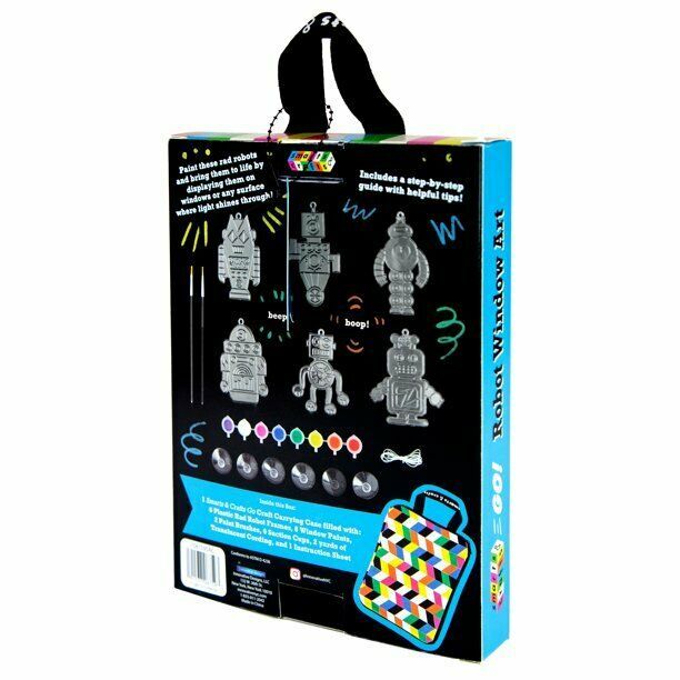 Smarts & Crafts Go Robot Window Art, 26 Pieces, Unisex, Kids & Teens (LOC GRM1) Item image 3