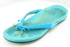 Vionic Sz 8 M Blue Flip Flop Synthetic Women Sandals - £31.06 GBP