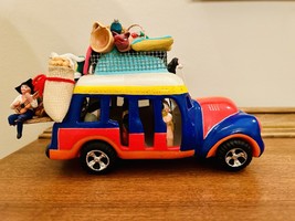 Large Vintage Mexican Folk Art Pottery Ceramic Bus - Artist Signed 9.5” - $726.95 MXN