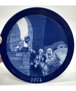 Pax In Terra &quot;No Room In The Inn&quot; 1974 Porcelain Christmas Plate No. 092... - €11,09 EUR