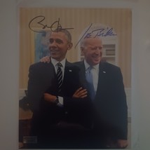 Barack Obama Joe Biden Signed 8x10 Photo United States Presidents AD COA - £107.40 GBP