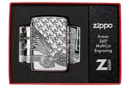 Sweet Armor Patriotic Eagle 360 Degree Multi Cut Zippo Lighter - $94.95