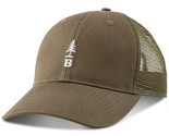 Bass Outdoor Adjustable Cotton Twill Bass Mens B Tree Hat - Olive Green-O/S - $13.99