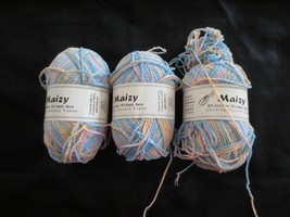 3-50g Skeins Crystal Palace MAIZY 82% Corn 18% Nylon  #1011 FRUIT ICE YARN - £8.88 GBP